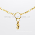 3mm 24" fashion floating charm heart locket chains, 22k gold jewelry chain necklace